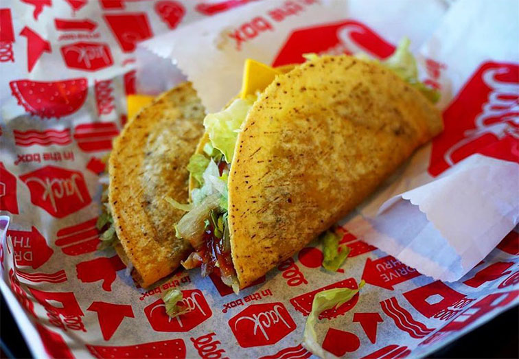 are jack in the box tacos vegan